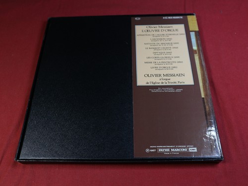 Messiaen OEUVRE D'ORGUE DE 1926 À 1951 par lui-même - EMI France 6 LP-Box nm - Picture 3 of 3