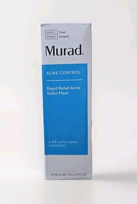 Murad Acne Control Rapid Relief Acne Sulfur Mask 2.5 oz Breakouts New In Box