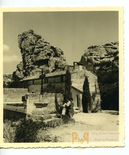 France near les Baux de Provence Old Photo 1947 #1 - Imagen 3 de 3
