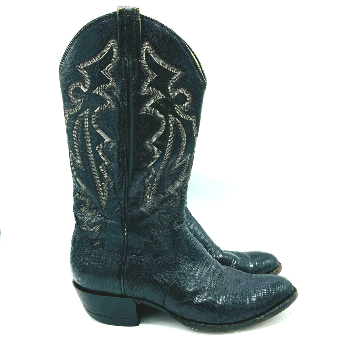 Mens slim cowboy best sale boots