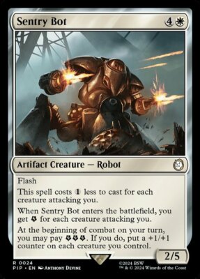 Sentry Bot x1 - Universe Beyond: Fallout - NM-Mint, English - Universe Beyond: F