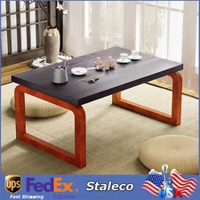 Flodable Wooden Folding Coffee Table Laptop Low Tea Table Tea Picnic Table