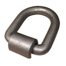 5/8" WELD ON D RING, ANCHOR, TIE DOWN, - Set of 6