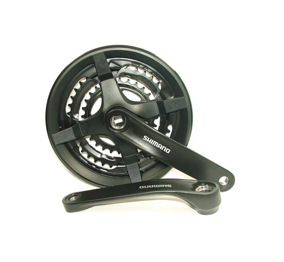 Chainset 24 34 42 Tooth Black 170mm Cranks Shimano fc ty301