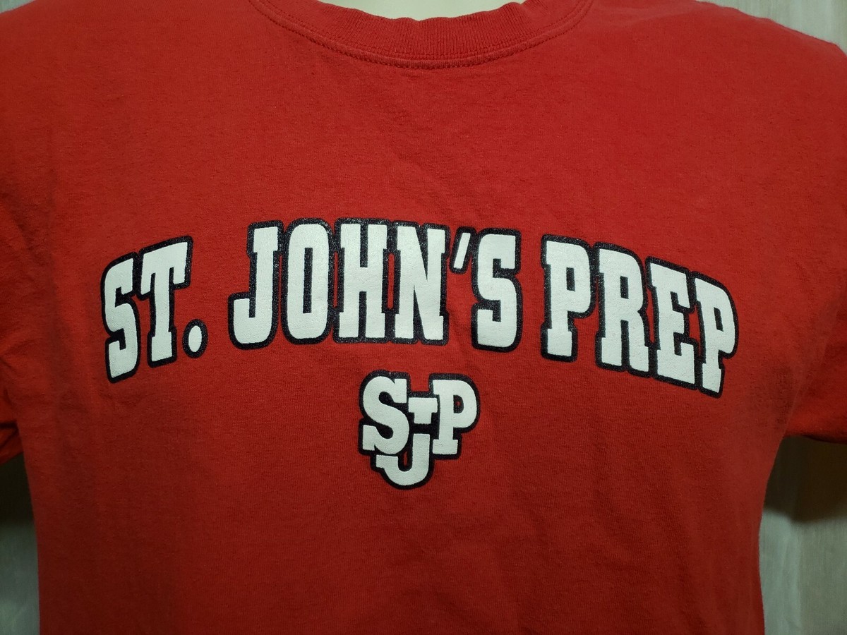 Champion SJP St Johns Prep Adult Medium Red TShirt | eBay