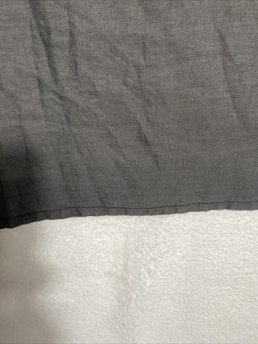 Cynthia Ashby Button Up Top -XS- Black Linen - Picture 11 of 12