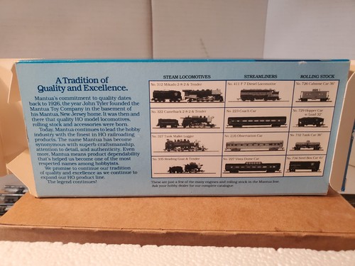 Vintage Blue Box Mantua 723-020 Pennsylvania 1860 Water Car OB NOS Made in USA - Bild 9 von 9