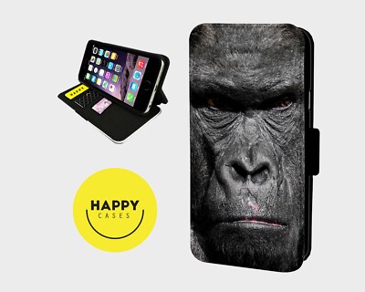 GORILLA GREAT APE - Kunstleder Flip Handyhülle - iPhone/Samsung