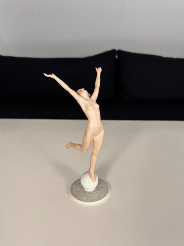 Hutschenreuther Sonnenkind Art Deco Figur Tutter US Zone Rarität