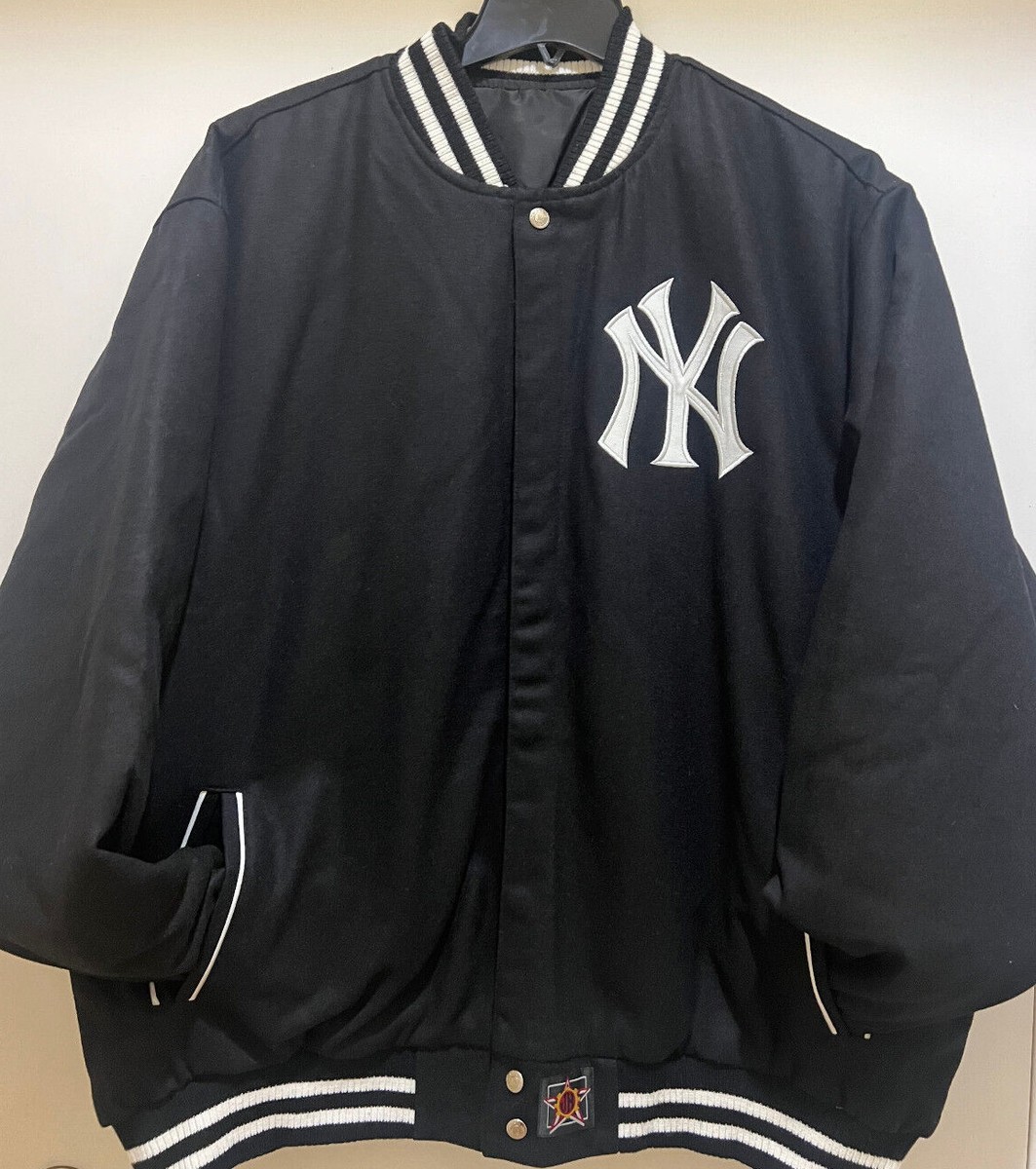 ウェア JH DESIGN YANKEES TWILL JAKET New York YANKEES Wool Black Color Reversible Jacket by JH