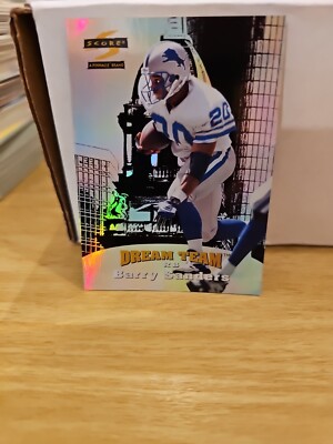 RARE 1996 BARRY SANDERS SCORE DREAM TEAM #5 HOF  LIONS 