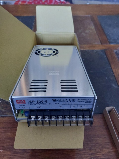 Mean Well SP-320-5 Power Supply 320W DC5V 55A 9-PIN Mean Well SP-320-5 Power Supply 320W DC5V 55A 9-PIN