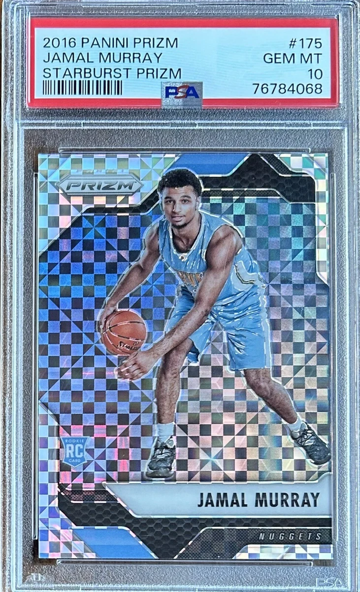 Jamal Murray Rookie Card 2016 Panini Prizm Starburst Parallel PSA 