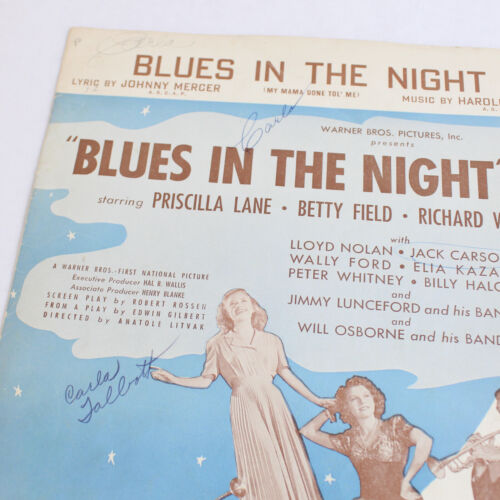 Set of 2 Antique Blues Piano Sheet Music Limehouse Blues & Blues in The Night - Picture 3 of 5