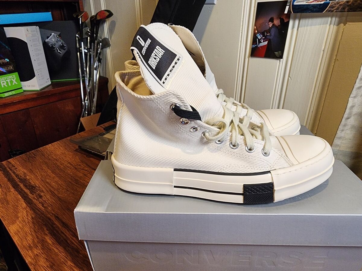 Converse Chuck 70 x DRKSHDW DRKSTR Rick Owens Lily White Converse Chuck 70 x DRKSHDW DRKSTR Rick Owens Lily White