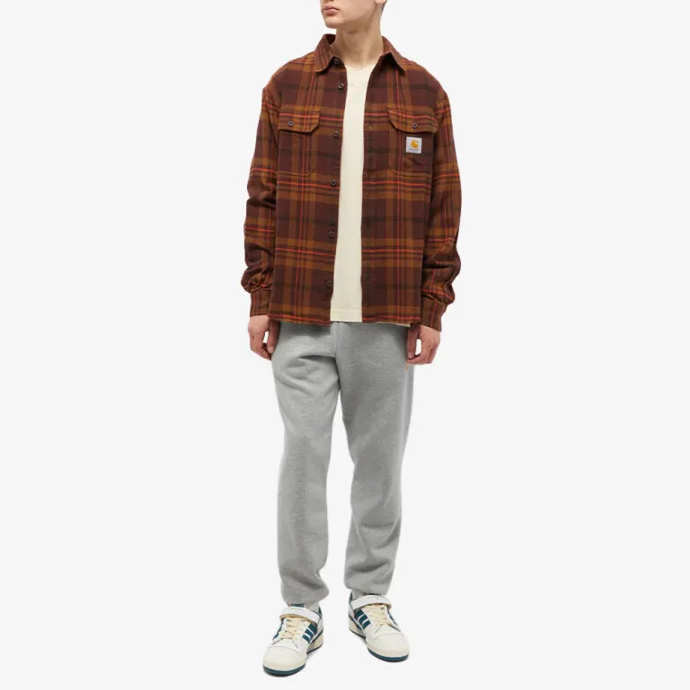 CARHARTT WIP WALLACE OVERSHIRT BROWN CHECK - S / M - RRP £120 image 4