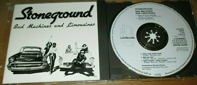 STONEGROUND - BAD MACHINES AND LIMOUSINES aus 1989 Line Rec. EP CD Blues-Rock