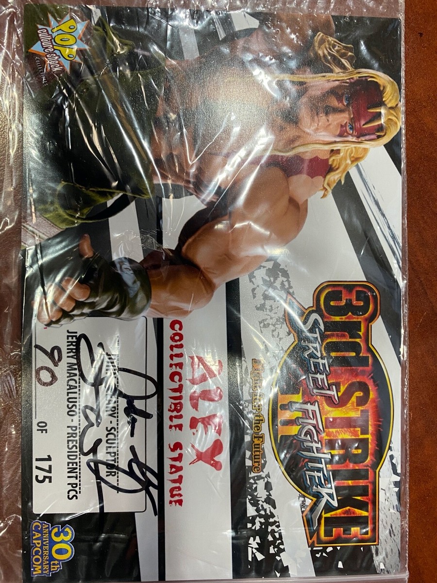 STREET FIGHTER ALEX 3rd STRIKE STATUE 30TH ANIVER. Pop