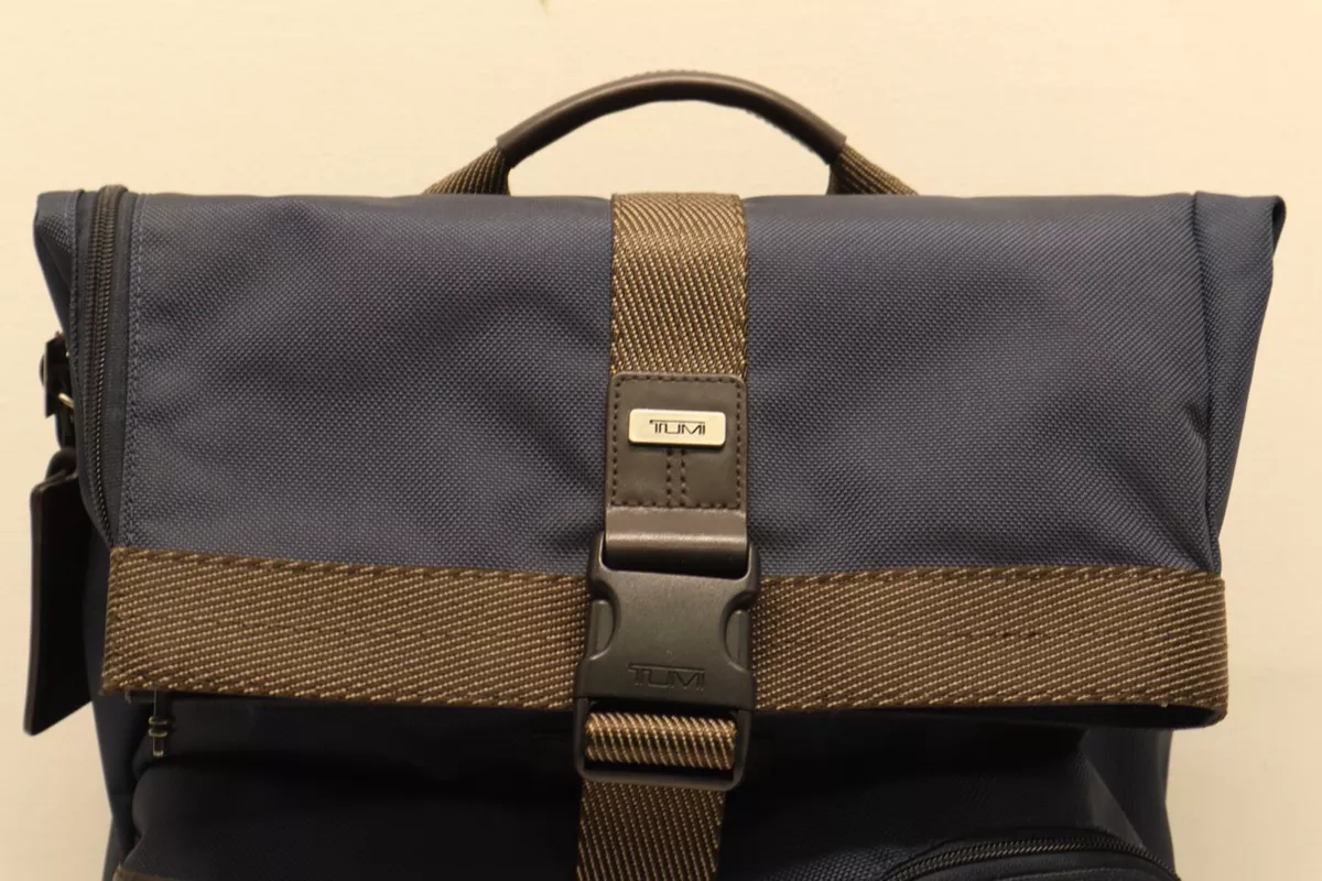 Tumi Fremont Cypress Roll Top Backpack 111760 NAVY