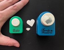 Family Treasures Love Hole Punches, Paper punch 1" Heart and .5" Lips