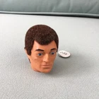 GI JOE Eagle Eye Head Only Flocked Hair Scar and Moving Eyes