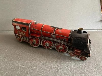 Jouet Ancien Mécanisme Miniature Train Locomotive SNCF Memo 602 France Incomplet - Photo 1/4