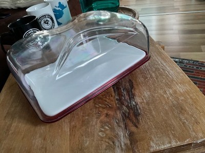 Guzzini Käseglocke Gocce  Acryl/ Porzellan