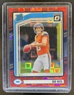 2024 Panini Donruss Bo Nix Optic Rated Rookie Preview Red Pandora #369 Broncos