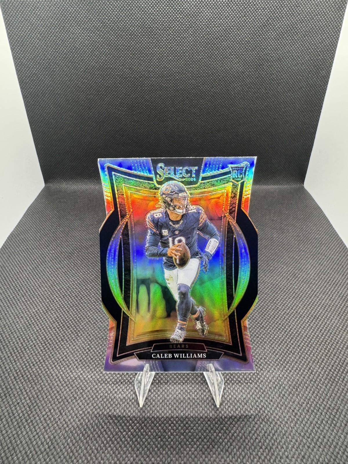 2024 Panini Select - Concourse Caleb Williams #25 Silver Prizm Die-Cut (RC)