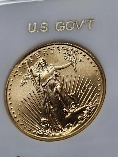 🌟 2001 $25 GEM BU 1/2 oz American Gold Eagle Bullion Coin