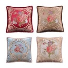 European Throw Pillow Cover Soft Cushion Cover for Chair Bedroom Living Room