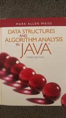 Data Structures & Algorithm Analysis Java Weiss 3rd Ed
