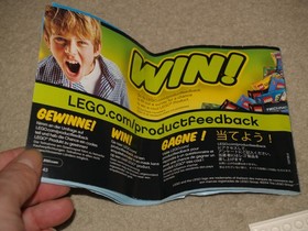 Lego City Police Prisoner Transport 60043 - replacement pieces cty0456 & manual