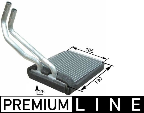 Mahle WäRmetauscher HeizungsküHler FüR Hyundai Terracan 2.9 Crdi 4WD 2.5 TD-image