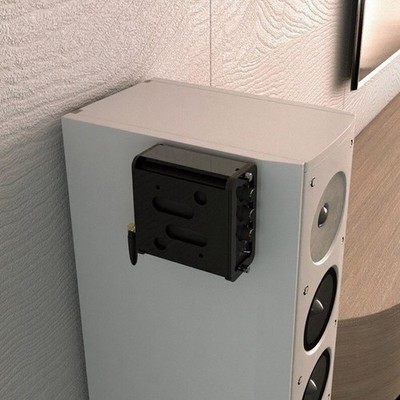 Schwarz für Acryl Lautsprecherständer für FosiAudio BT20A Wand- oder Tischhal