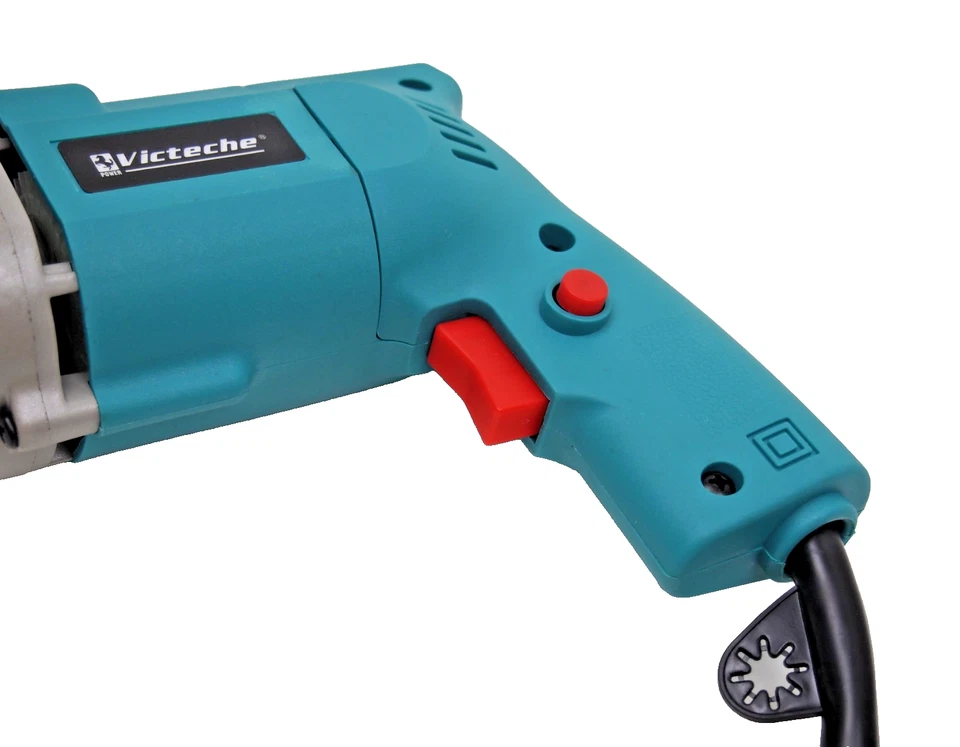 Электрическая проводная дрель Victeche 3/8 дюйма 550 Вт корпус из половины квасцов VP10201A - Изображение 4 из 4