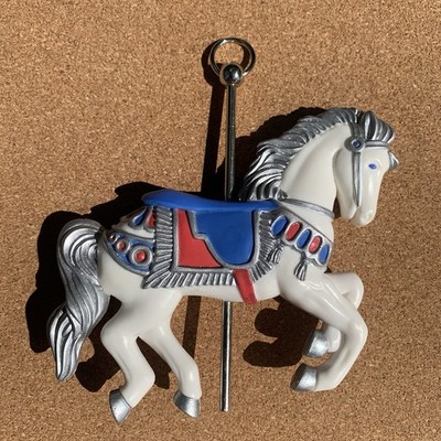 Forget Me Not Carousel Horse 