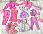 Barbie & Others Doll Clothes & Accessories Lot Assorted 1990s Vintage