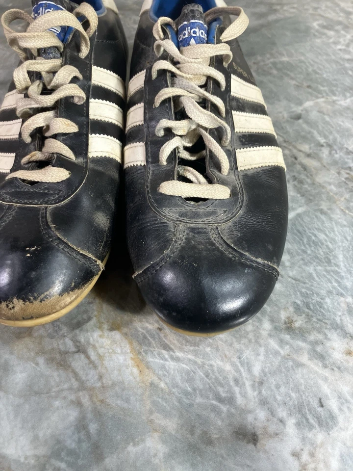 Botines de fútbol Adidas súper ligeros vintage años 70 para hombre talla 8,5 Foto 3 de 4