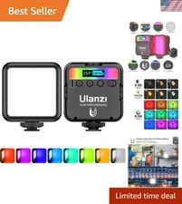 Portable VL49 RGB LED Light - Perfect for Vlogs, Portraits & YouTube Videos