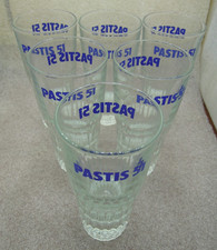 6 Gl&auml;ser "Pastis 51", h = 12,5cm, Logo beidseitig, NEU!!!