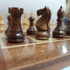 Supreme / Fierce Knight Staunton Professional Wooden Luxury Chess Set - Hand Mad