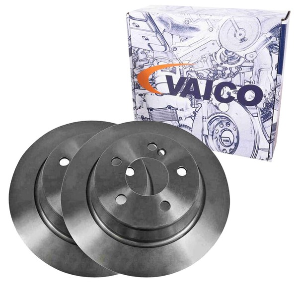 2X Vaico Bremsscheiben 300Mm Voll Hinten Passend FüR Mercedes S-KLASSE SL | V30--image