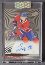 2024-25 Clear Cut Lane Hutson Rookie Outburst On-Card RC Auto /25 #CC-LH SSP