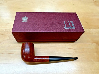 DUNHILL ROOT BRIAR 413 MADE IN ENGLAND 17 Tobacco Smoking Pipe Billiard w/ BOX