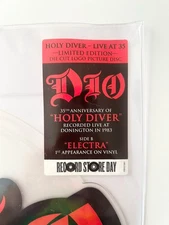 DIO Holy Diver (LIVE at Donington 1983)/ Elektra Due Cut Picture Disc 2018 RSD