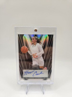 Hanna Cavinder 2024 Leaf Metal Auto 1/1 Miami Hurricanes