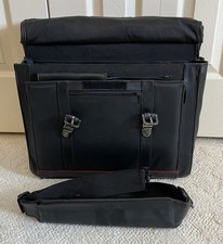 Black Leather Like Computer Soft Case by Targus, Lightly Used, No Smells