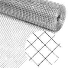 Hardware Cloth, Metal Wire Mesh Roll Galvanized Wire Chicken Coop Welded Wire...