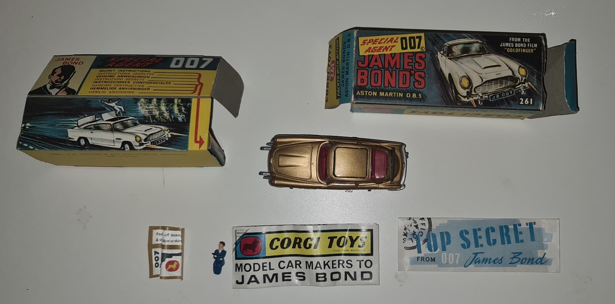 Original 1965 CORGI TOYS JAMES BOND ASTON MARTIN DB5